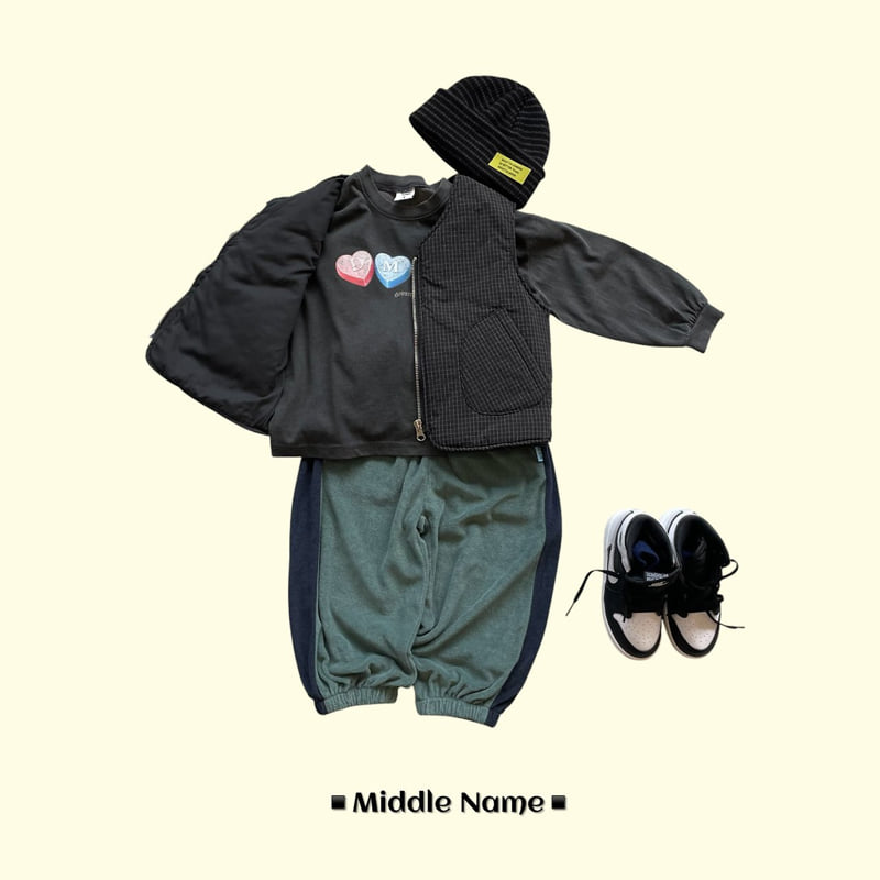 Middle Name - Korean Children Fashion - #childofig - Terry Colored Joger Pants - 10
