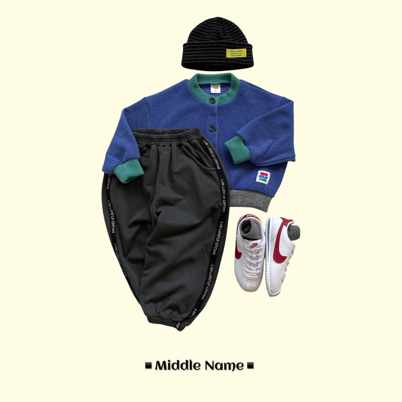 Middle Name - Korean Children Fashion - #childofig - Pigment Tape Jogger Pants - 5