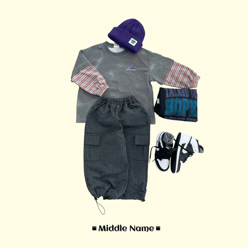 Middle Name - Korean Children Fashion - #stylishchildhood - Water Pigment Layered Tee - 4