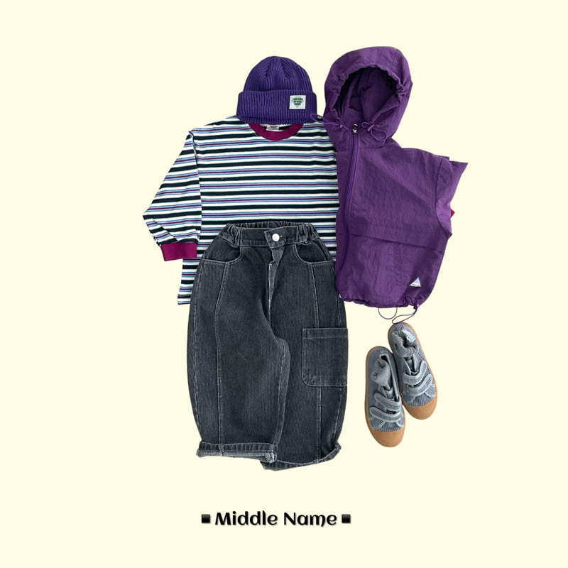 Middle Name - Korean Children Fashion - #childofig - Pocket Hip Denim Pants - 8