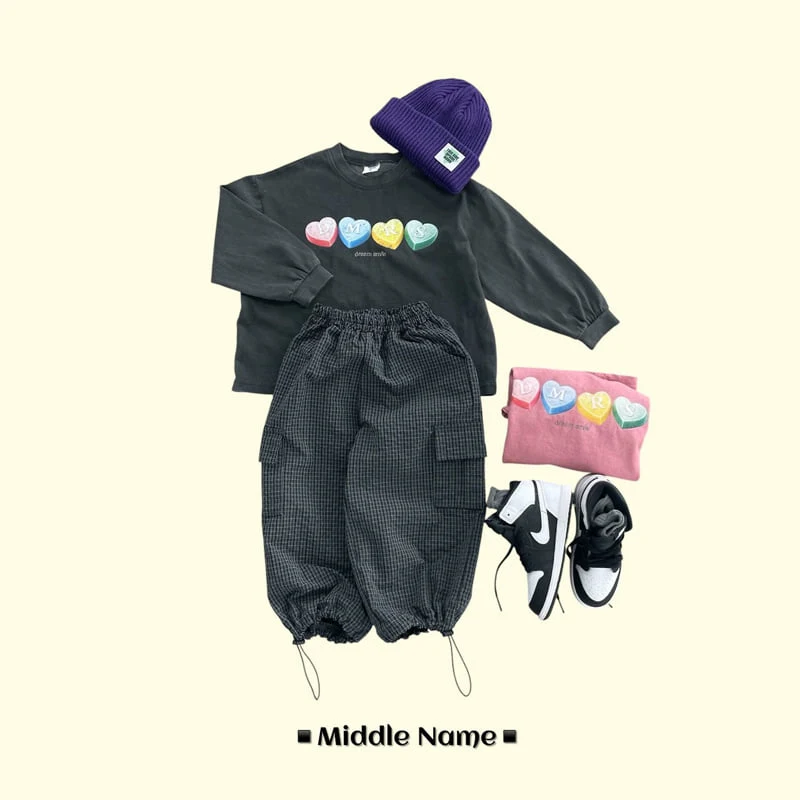 Middle Name - Korean Children Fashion - #prettylittlegirls - Pigment Heart Tee - 4