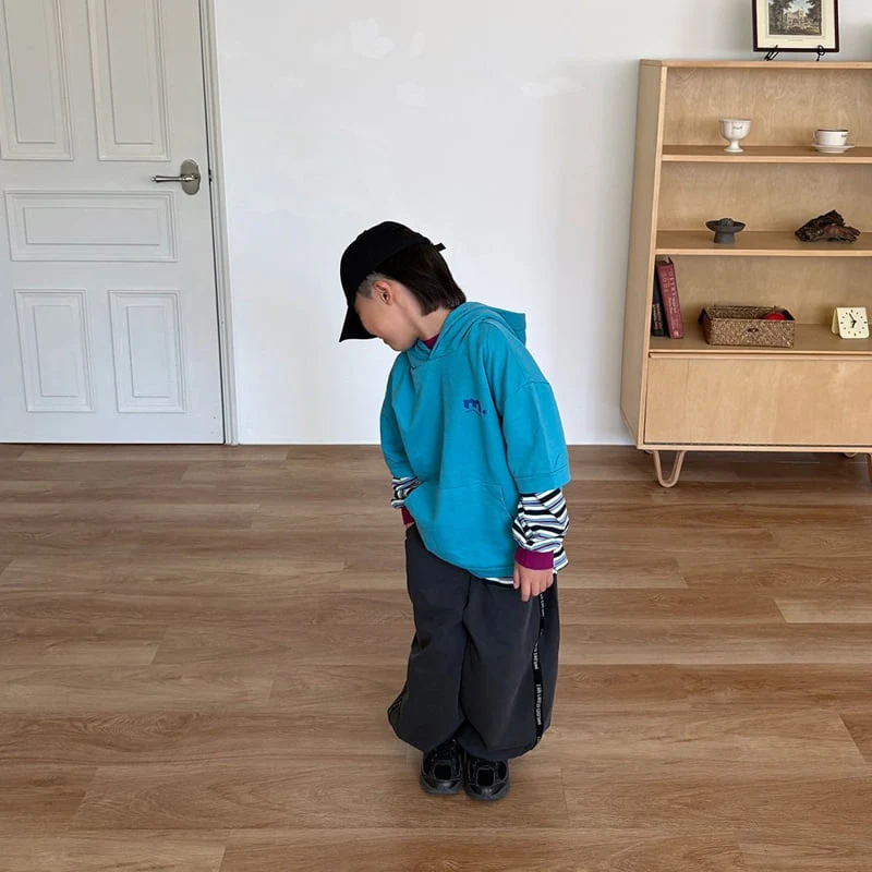 Middle Name - Korean Children Fashion - #childofig - Layered Hooded Tee - 5
