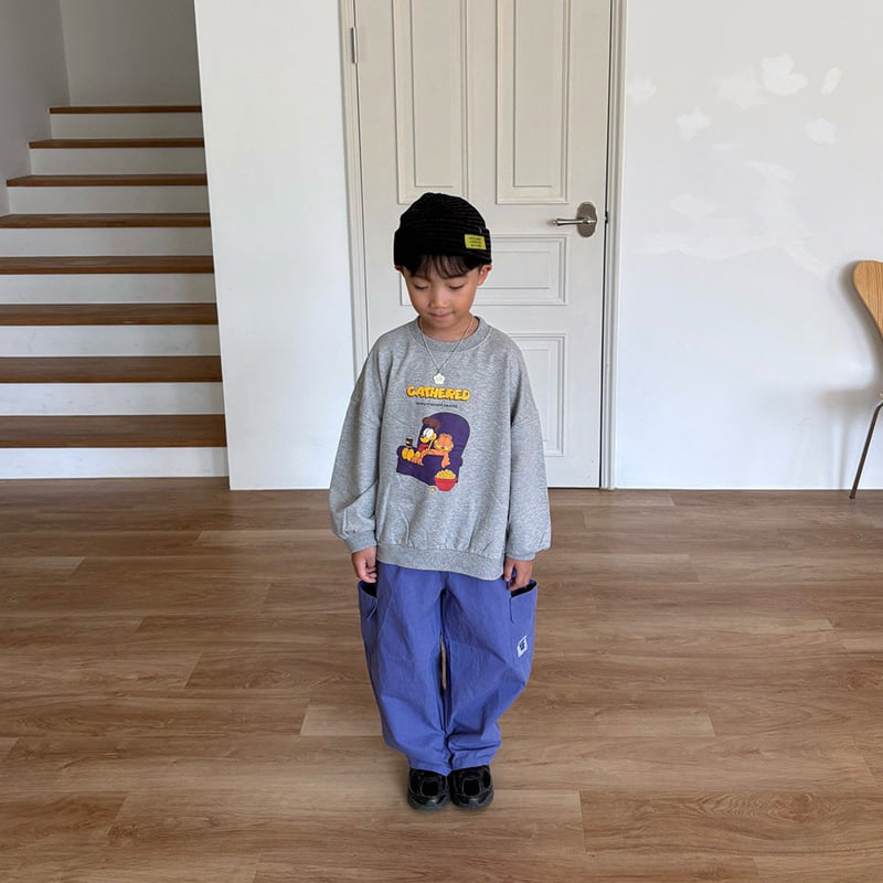 Middle Name - Korean Children Fashion - #childofig - Ga Pigment Sweatshirt - 3
