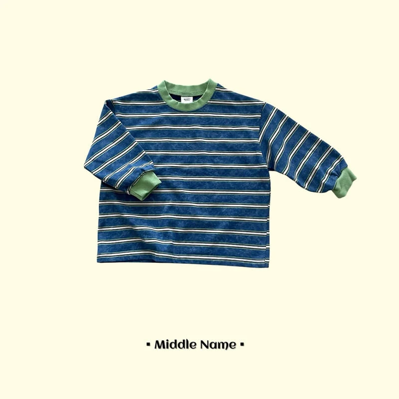 Middle Name - Korean Children Fashion - #childofig - Pigment Striped Tee