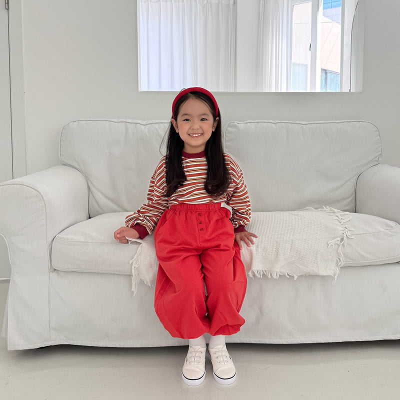 Middle Name - Korean Children Fashion - #childofig - Dengo Button Jogger Pants - 11