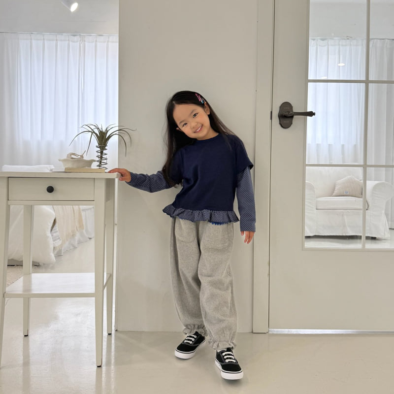 Middle Name - Korean Children Fashion - #childofig - Waffle Pocket Mello Pants - 7