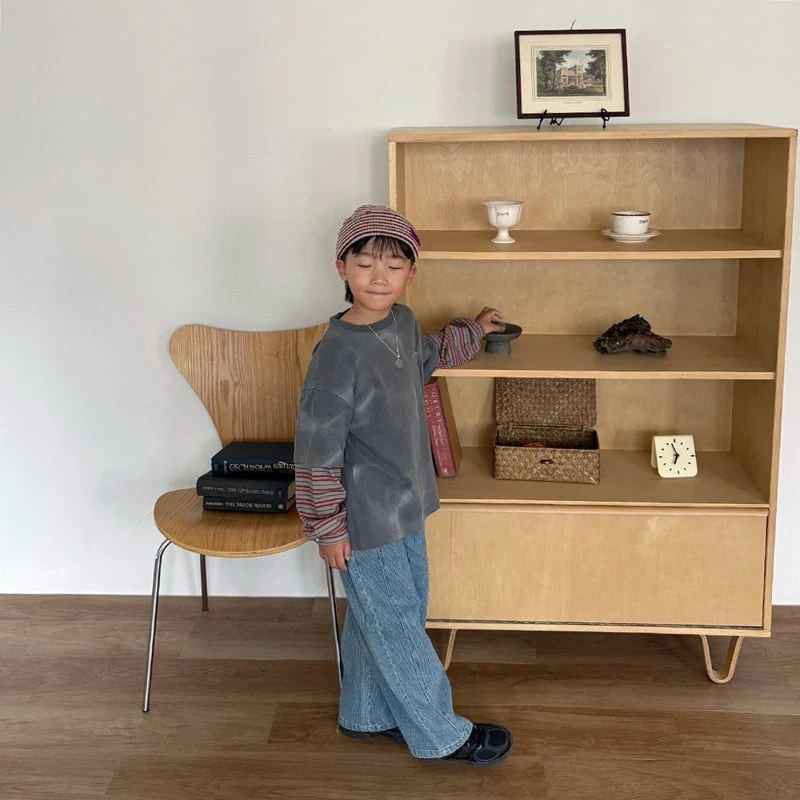 Middle Name - Korean Children Fashion - #childofig - Pocket Hip Denim Pants - 6