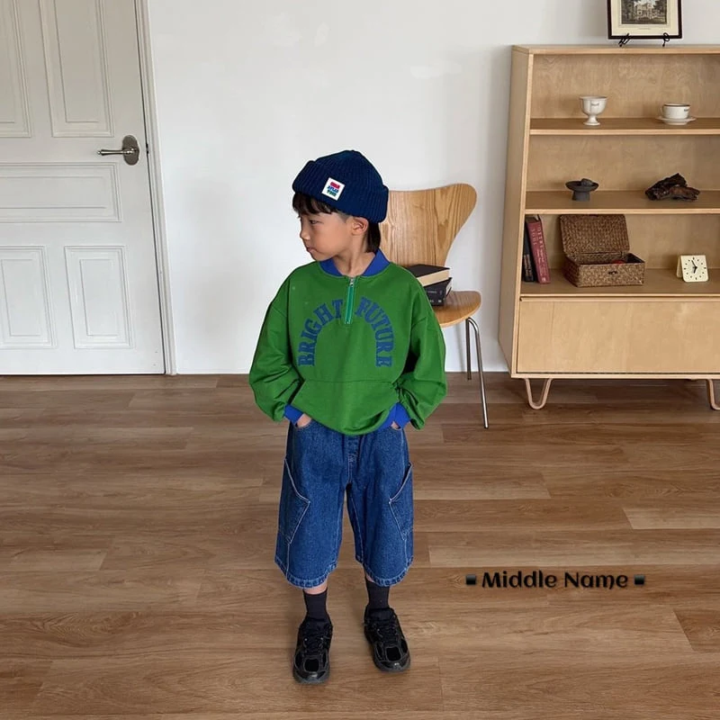 Middle Name - Korean Children Fashion - #childofig - Colorblock Anorak Sweatshirt - 2