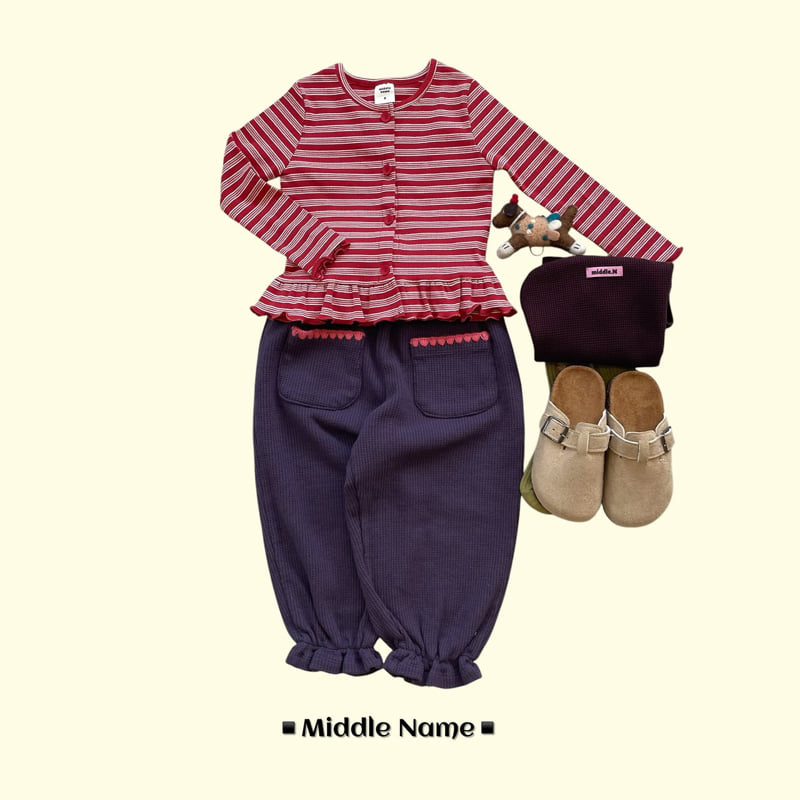 Middle Name - Korean Children Fashion - #childrensboutique - Honey Frill Cardigan - 7