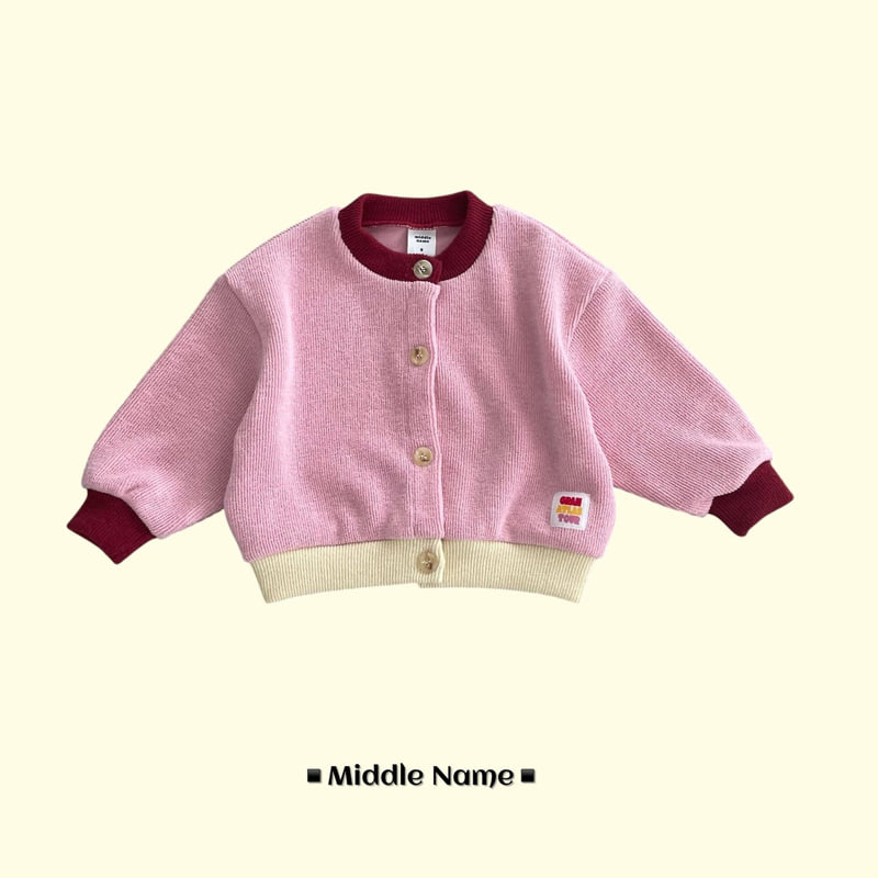 Middle Name - Korean Children Fashion - #childrensboutique - Color Block Cardigan - 3