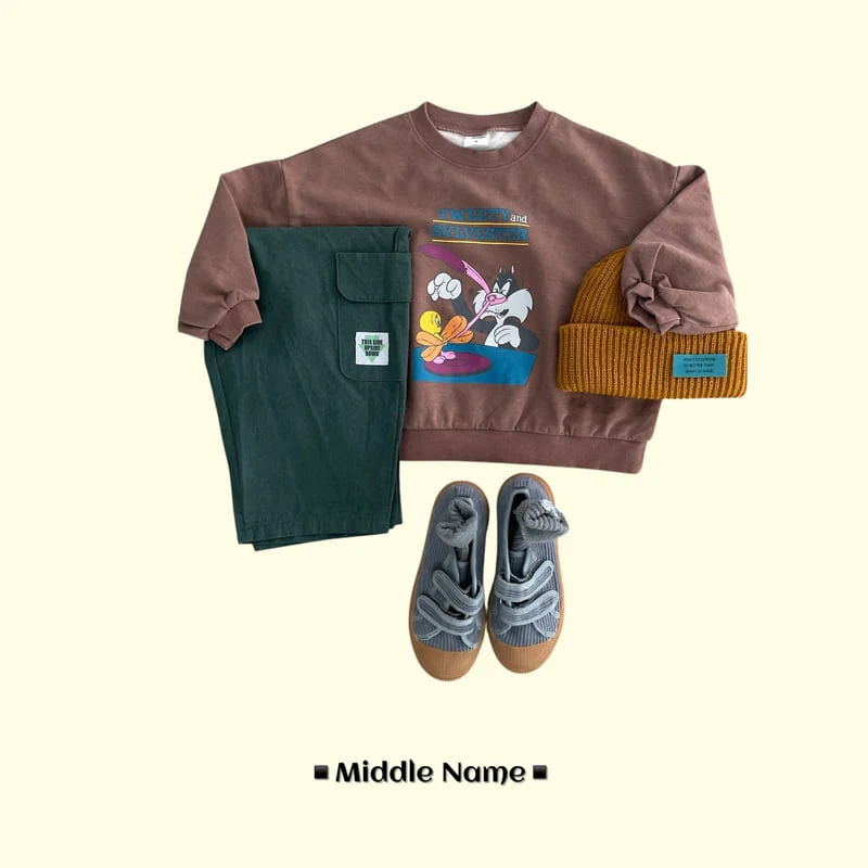 Middle Name - Korean Children Fashion - #childrensboutique - Mid Sweatshirts - 9