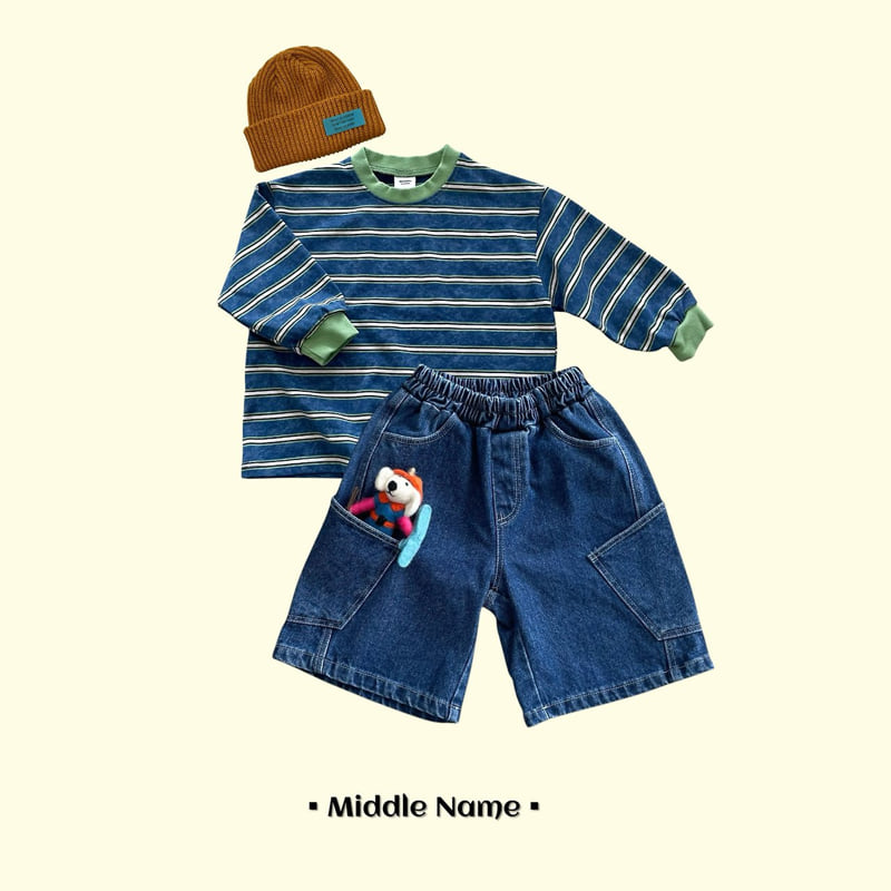 Middle Name - Korean Children Fashion - #childrensboutique - Pigment Stripe Tee - 2