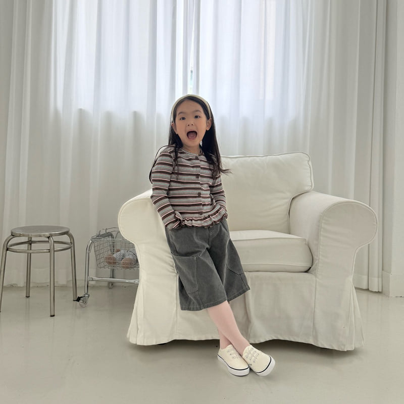 Middle Name - Korean Children Fashion - #childrensboutique - Honey Frill Cardigan - 9