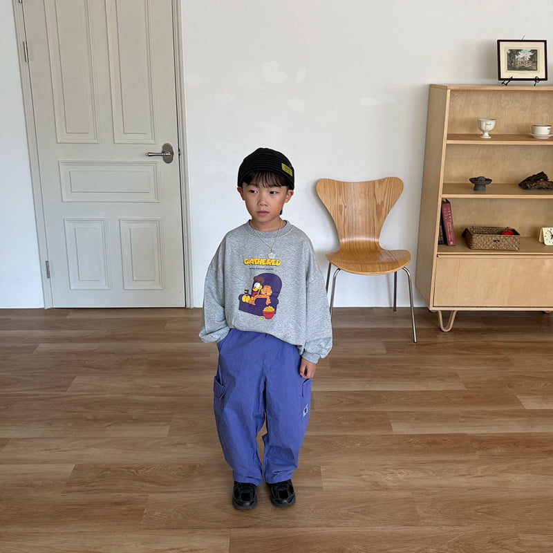 Middle Name - Korean Children Fashion - #childofig - Ga Pigment Sweatshirt - 4