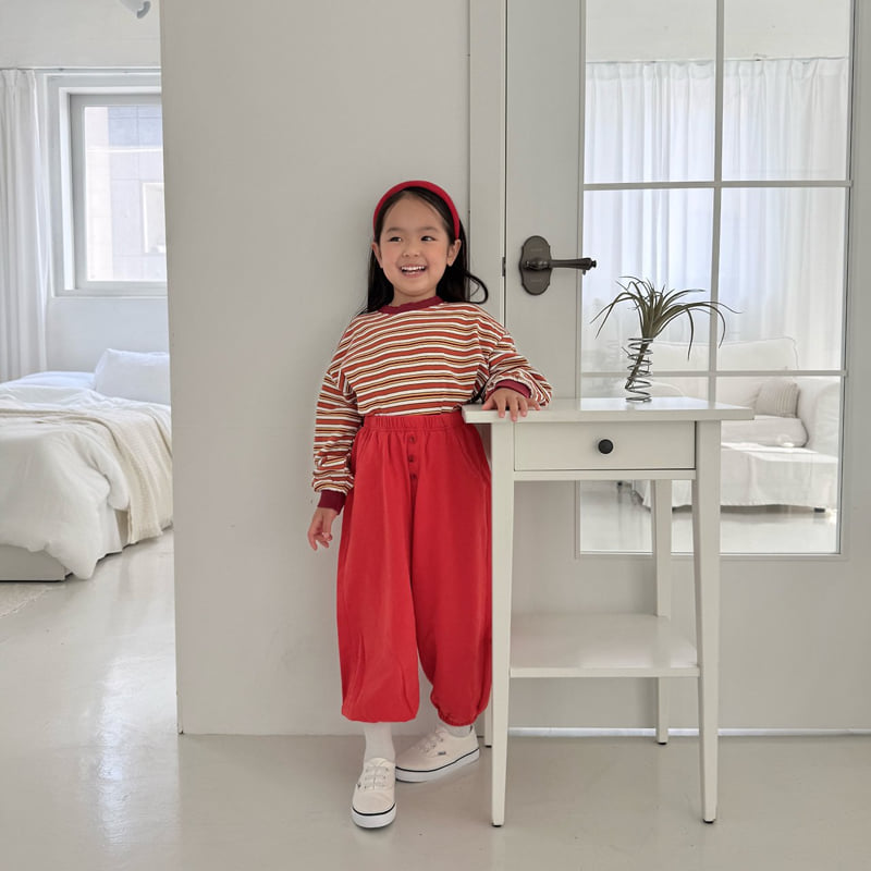 Middle Name - Korean Children Fashion - #childrensboutique - Dengo Button Jogger Pants - 12