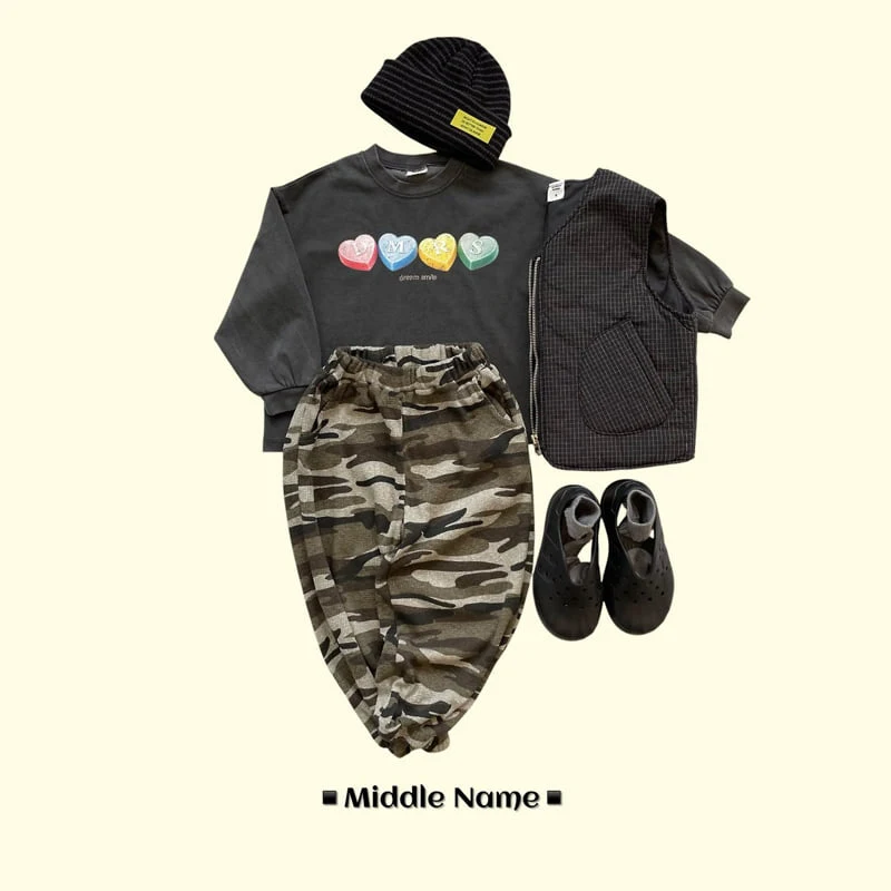 Middle Name - Korean Children Fashion - #designkidswear - Pigment Heart Tee - 7