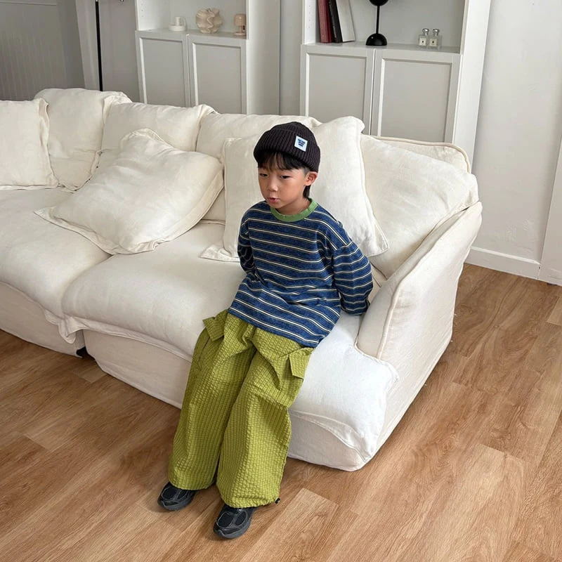 Middle Name - Korean Children Fashion - #designkidswear - Pigment Striped Tee - 3