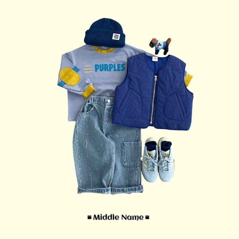 Middle Name - Korean Children Fashion - #discoveringself - Vintage Patch Tee - 8