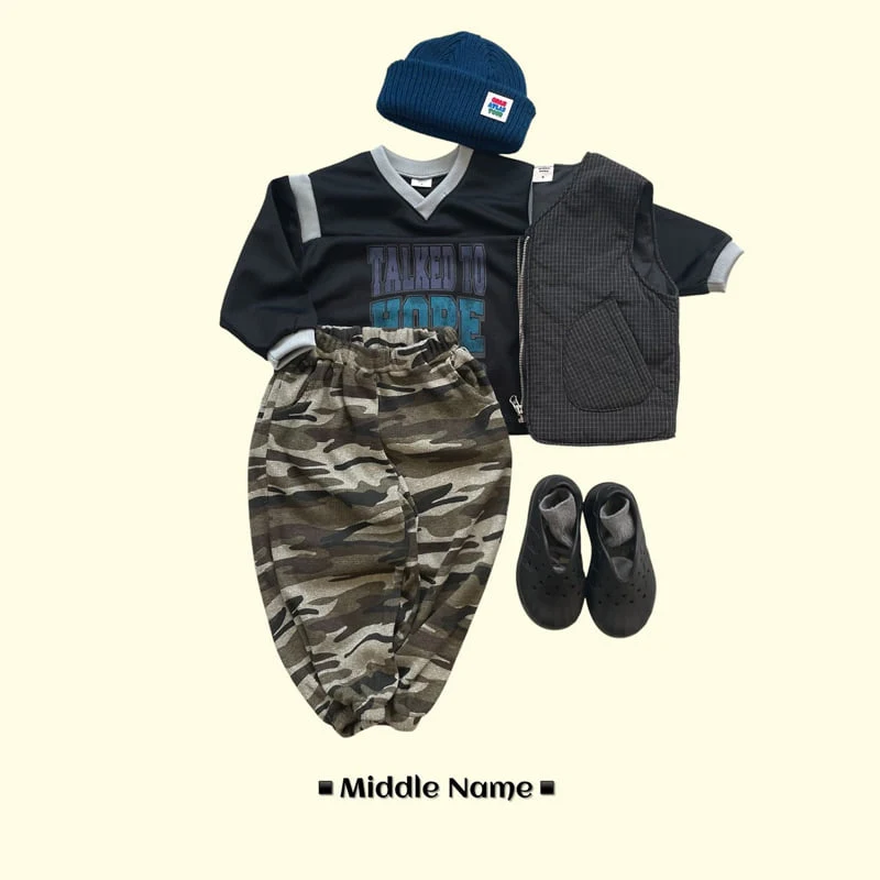 Middle Name - Korean Children Fashion - #discoveringself - Hip V Neck Tee - 6