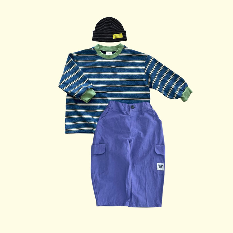 Middle Name - Korean Children Fashion - #designkidswear - Pigment Stripe Tee - 4
