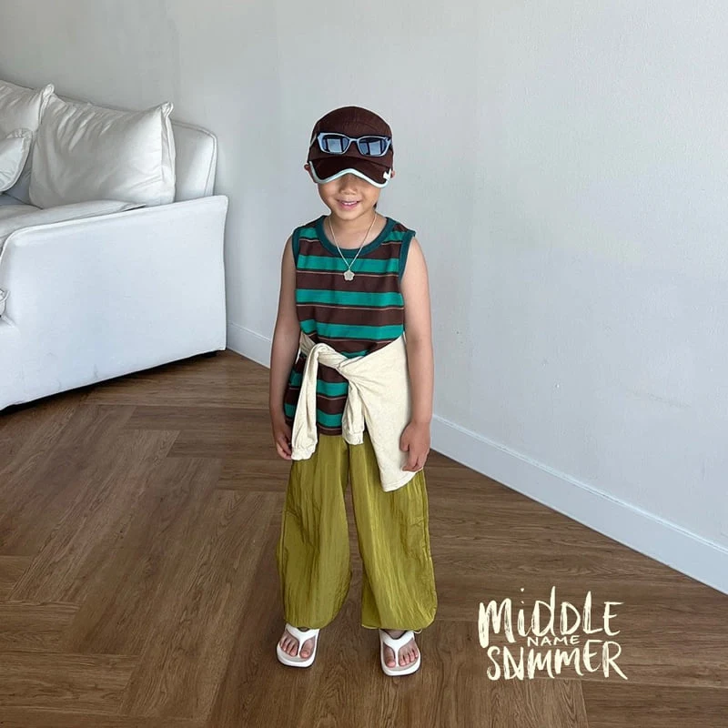 Middle Name - Korean Children Fashion - #discoveringself - Dot Frill Bustier - 2
