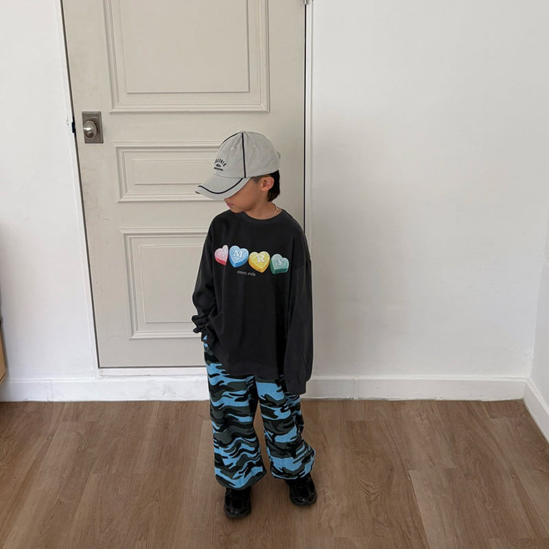 Middle Name - Korean Children Fashion - #discoveringself - Pigment Heart Long Sleeve Tee - 8