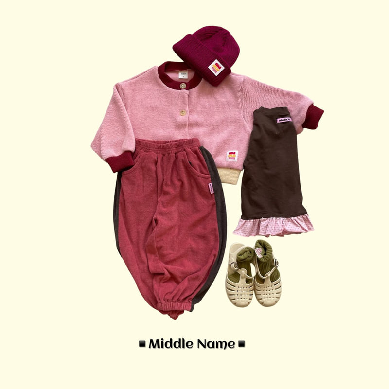 Middle Name - Korean Children Fashion - #fashionkids - Color Block Cardigan - 6