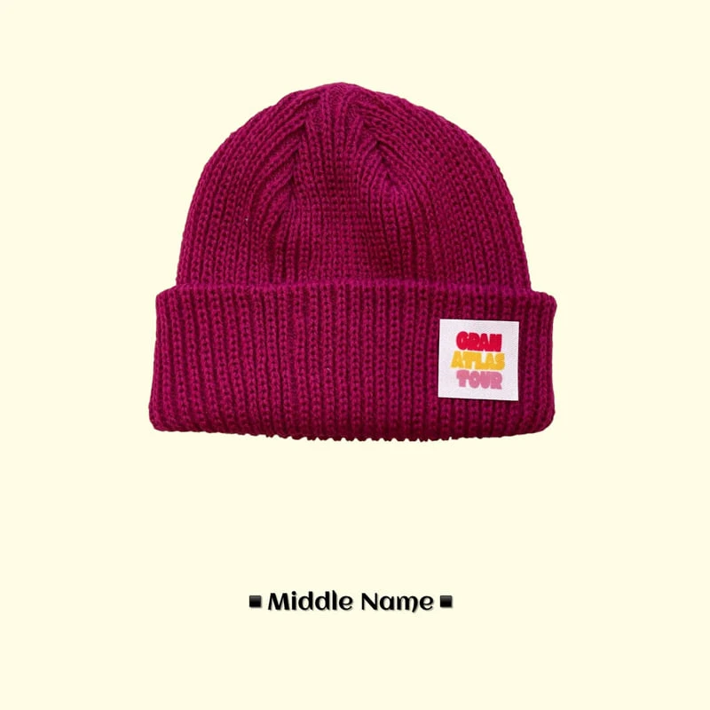 Middle Name - Korean Children Fashion - #fashionkids - Middle Beanie - 5