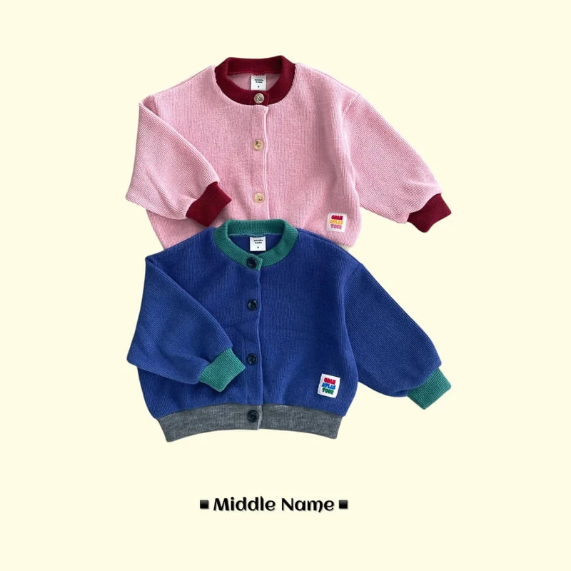 Middle Name - Korean Children Fashion - #fashionkids - Colorblock Cardigan