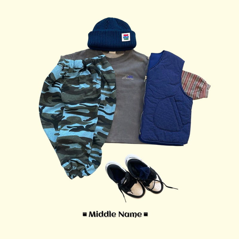 Middle Name - Korean Children Fashion - #kidsshorts - Water Pigment Layered Tee - 9