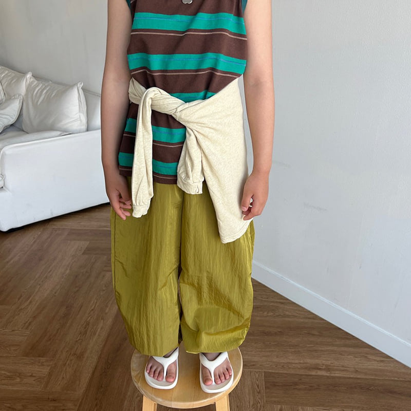 Middle Name - Korean Children Fashion - #fashionkids - Dot Frill Bustier - 4