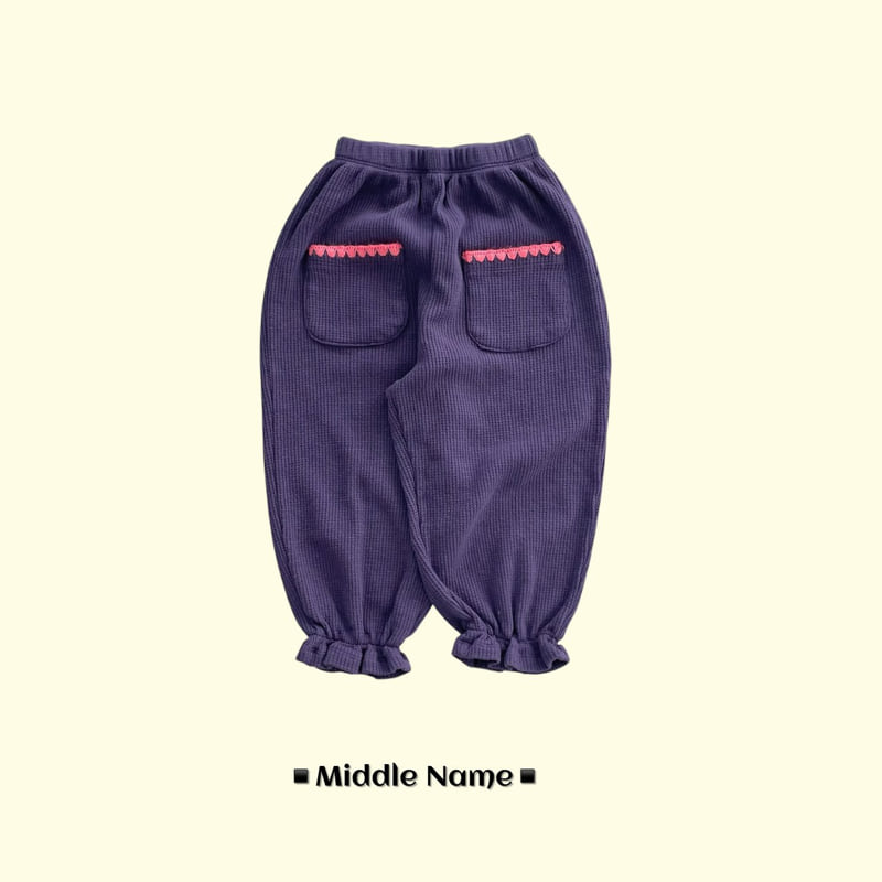 Middle Name - Korean Children Fashion - #kidsshorts - Waffle Pocket Pants - 3