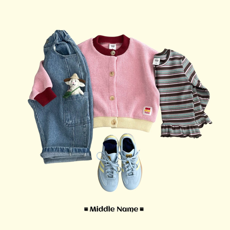 Middle Name - Korean Children Fashion - #kidsstore - Honey Frill Cardigan - 12
