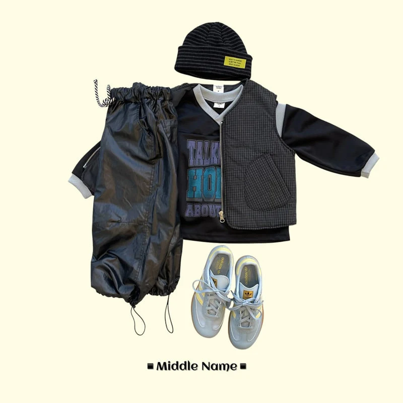 Middle Name - Korean Children Fashion - #kidsstore - Hip V Neck Tee - 9