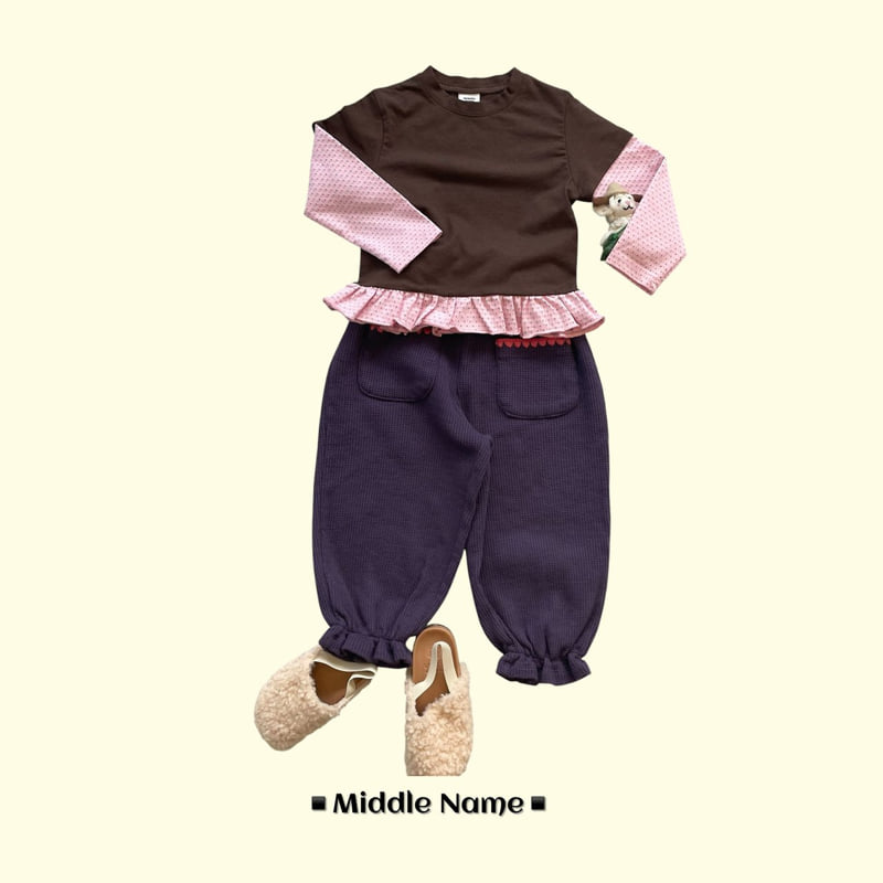 Middle Name - Korean Children Fashion - #kidsshorts - Waffle Pocket Pants - 4