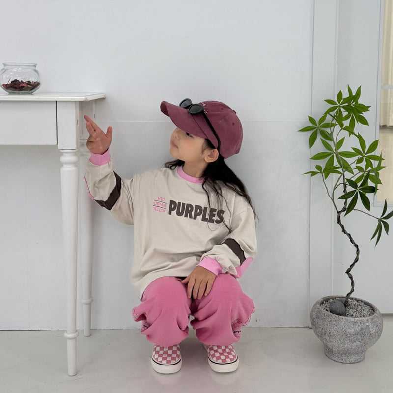 Middle Name - Korean Children Fashion - #kidsshorts - Vintage Flatbread Tee - 4