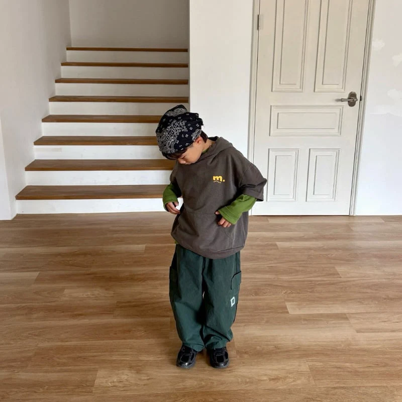 Middle Name - Korean Children Fashion - #kidsstore - Big Pocket Cargo Pants - 2