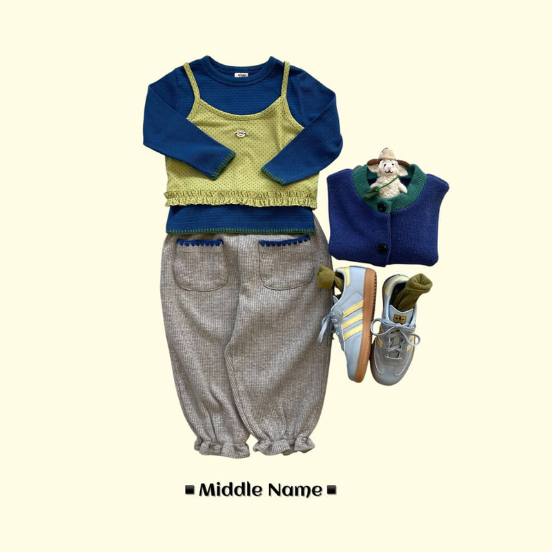 Middle Name - Korean Children Fashion - #kidzfashiontrend - Waffle Pocket Pants - 5