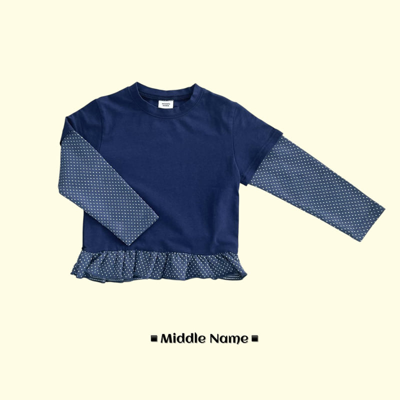 Middle Name - Korean Children Fashion - #kidzfashiontrend - Layered Frill Tee - 2