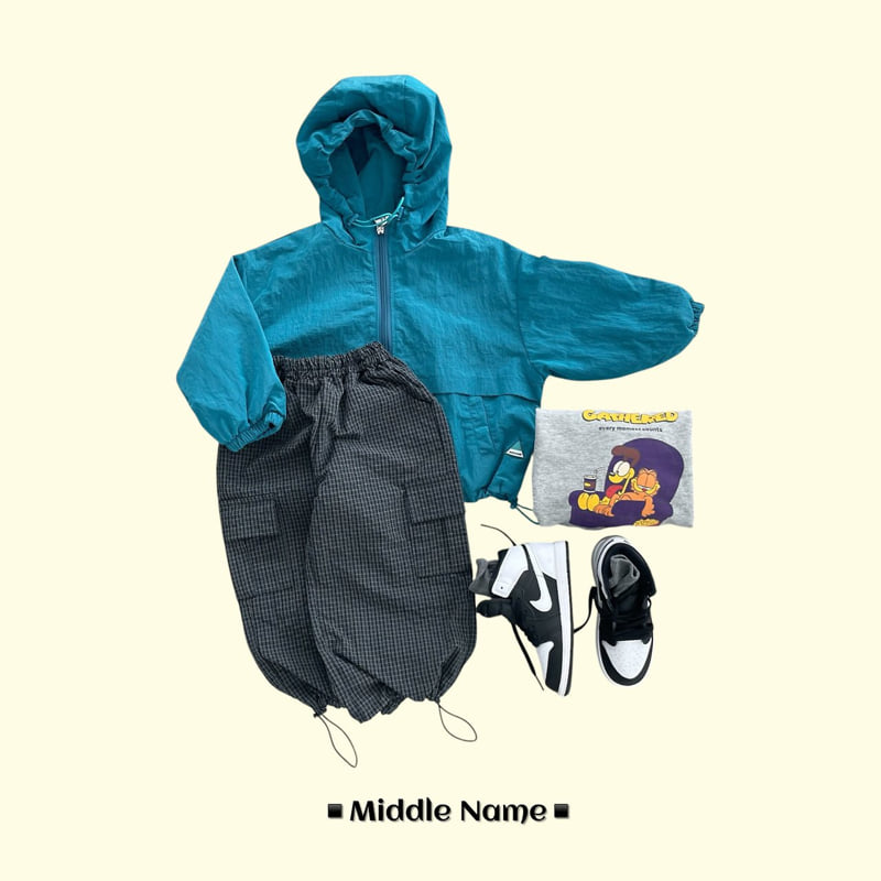 Middle Name - Korean Children Fashion - #kidzfashiontrend - Cargo Embo Check Pants - 11