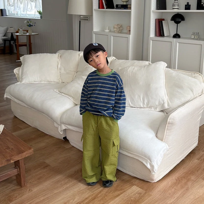 Middle Name - Korean Children Fashion - #kidzfashiontrend - Pigment Striped Tee - 8
