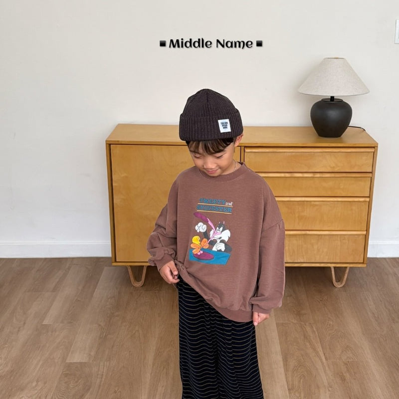 Middle Name - Korean Children Fashion - #kidzfashiontrend - Pigment Tweet Sweatshirt - 8
