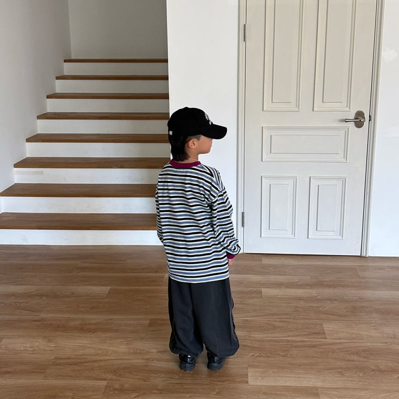 Middle Name - Korean Children Fashion - #kidzfashiontrend - Pigment Tape Jogger Pants - 7