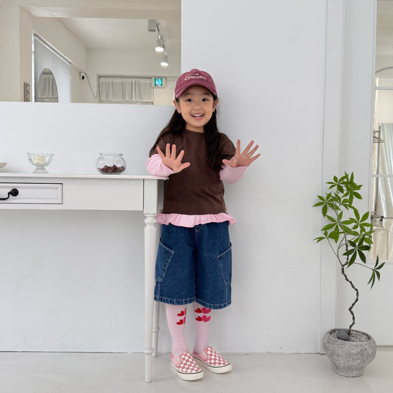 Middle Name - Korean Children Fashion - #kidzfashiontrend - Layered Frill Tee - 2