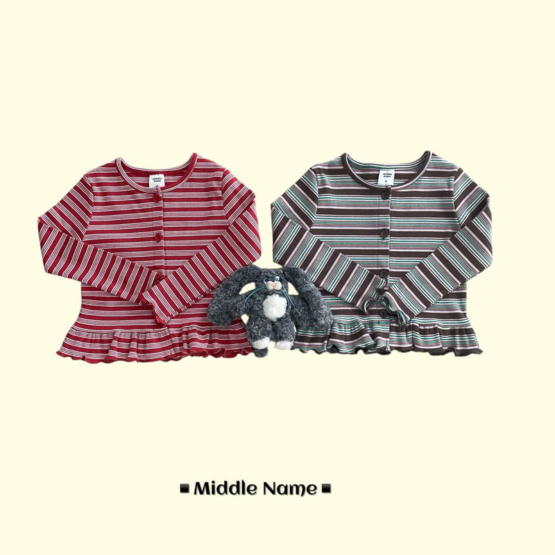 Middle Name - Korean Children Fashion - #littlefashionista - Honey Frill Cardigan