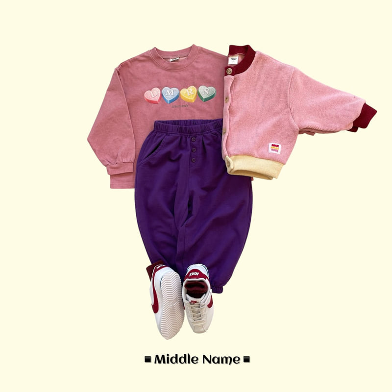 Middle Name - Korean Children Fashion - #littlefashionista - Dengo Button Jogger Pants - 5