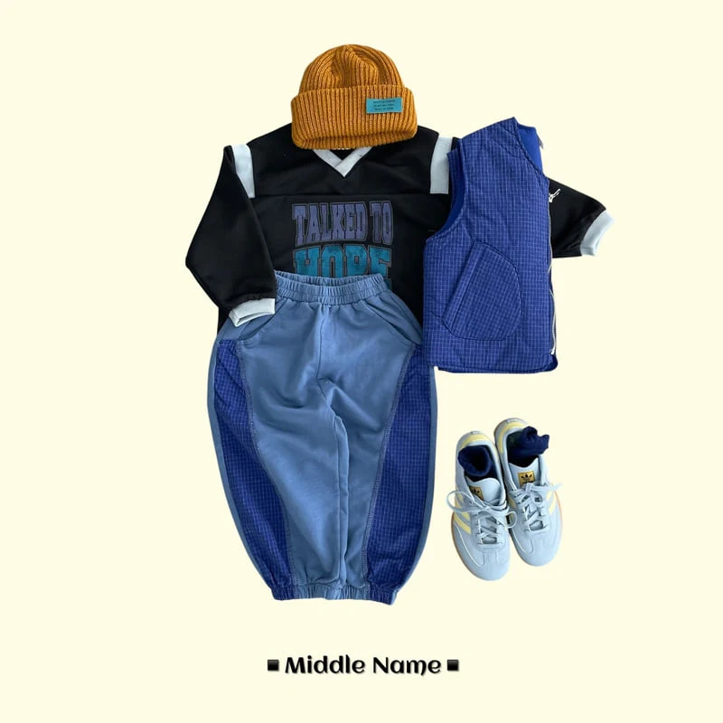 Middle Name - Korean Children Fashion - #littlefashionista - Hip V Neck Tee - 12