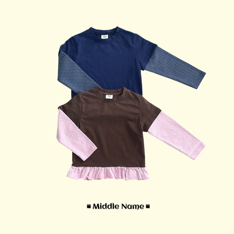 Middle Name - Korean Children Fashion - #Kfashion4kids - Layered Frill Tee - 4