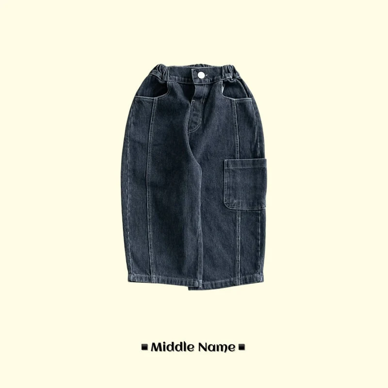 Middle Name - Korean Children Fashion - #littlefashionista - Pocket Hip Denim Pants - 3