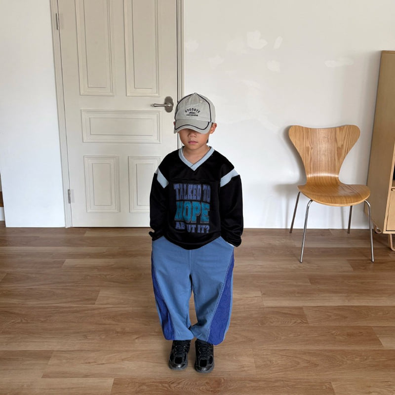 Middle Name - Korean Children Fashion - #littlefashionista - Rib Colorblock Cutline Pants - 5